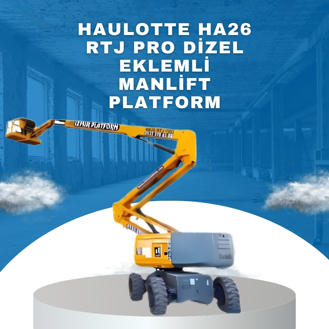 haulotte ha26 rtj pro dizel eklemli manlift platform